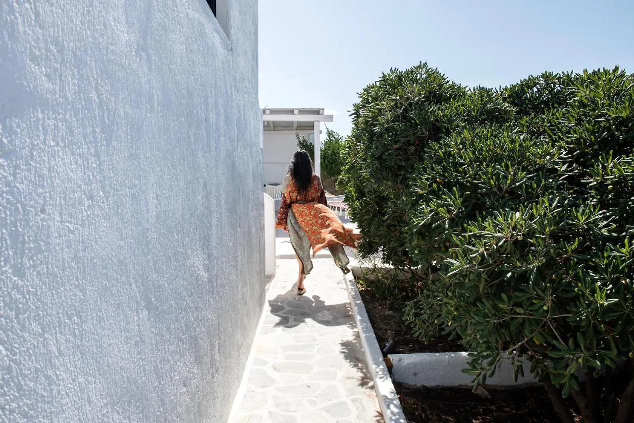 펜션 Yalos Mykonos 4 Bedroom Luxury House 5 Minute From Ornos Beach W Sea & Sunset View Mykonos Town 그리스