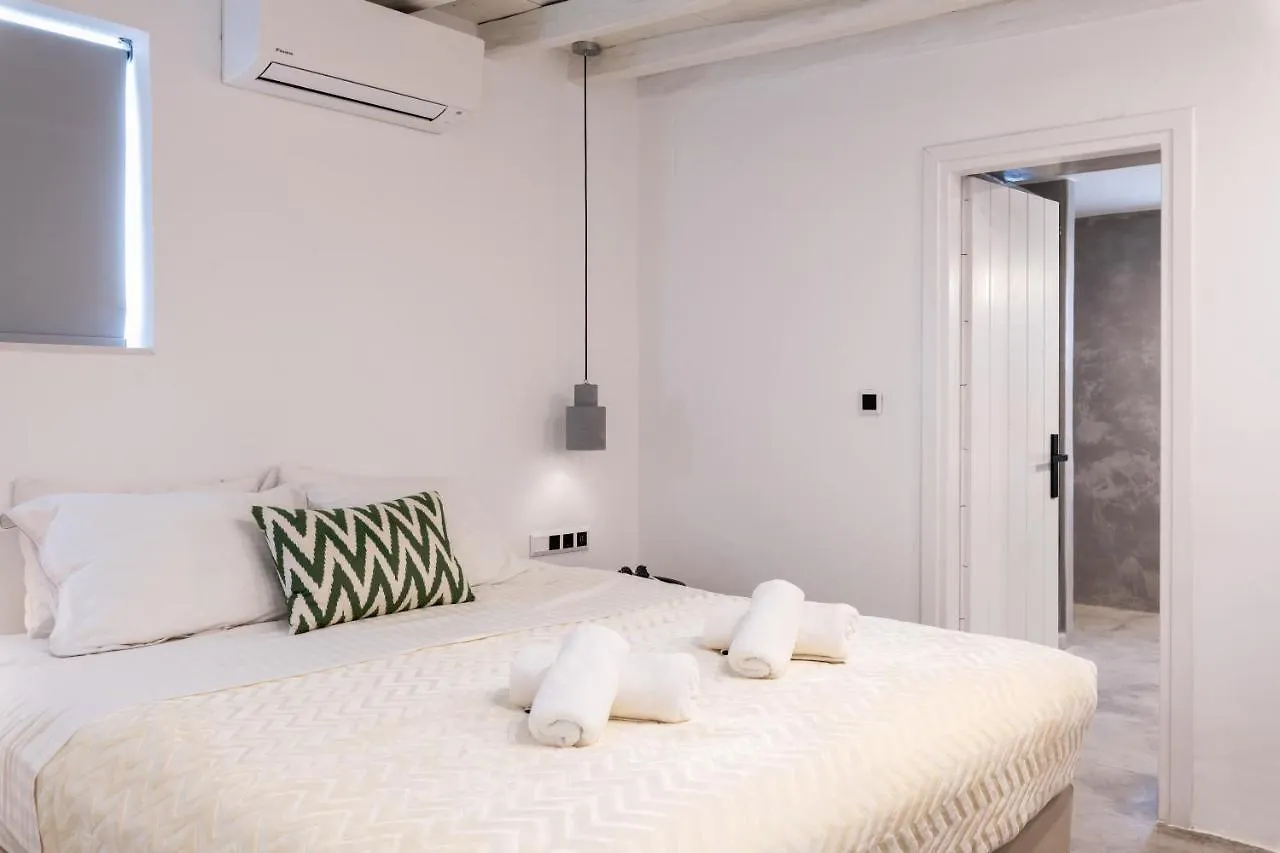 Yalos Mykonos 4 Bedroom Luxury House 5 Minute From Ornos Beach W Sea & Sunset View Mykonos Town 그리스