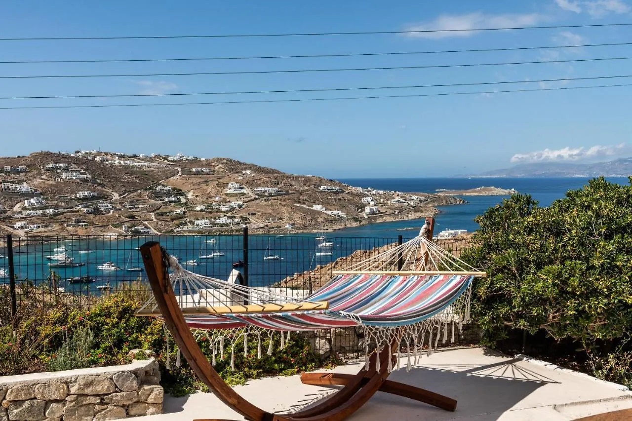 펜션 Yalos Mykonos 4 Bedroom Luxury House 5 Minute From Ornos Beach W Sea & Sunset View Mykonos Town