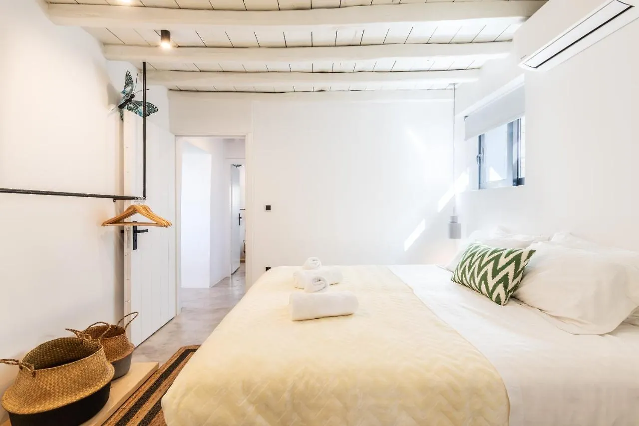 펜션 Yalos Mykonos 4 Bedroom Luxury House 5 Minute From Ornos Beach W Sea & Sunset View Mykonos Town